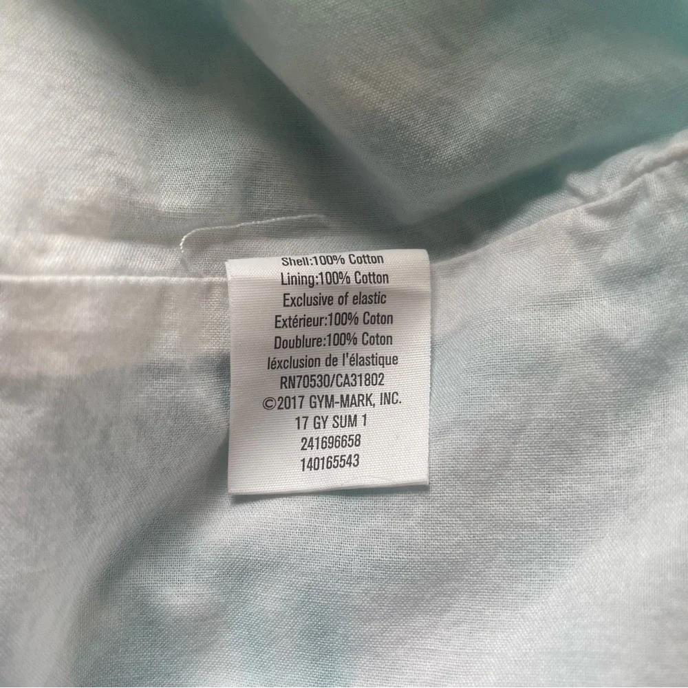 Gymboree Mermaid Cove Teal &  White Sundress size 8